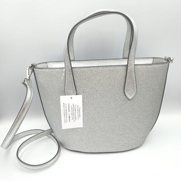 kate spade Glimmer Satchel - Lunar Light (Silver) - Picture 2 of 6